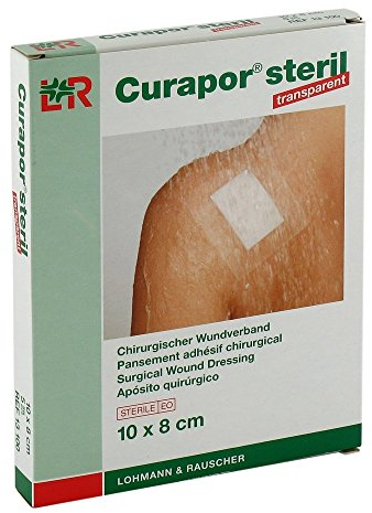 Curapor Wundverband Steril Transparent 8x10 cm