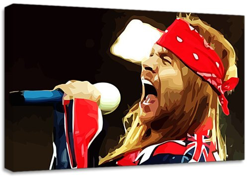 Whats On Your Wall.com Axel rose Rock Singer Pop Canvas Art Print Poster