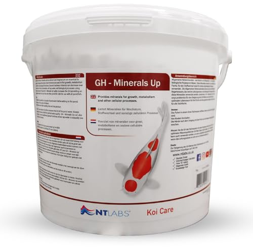 NT Labs Koi Care GH Minerals Up (5kg) | Essential mineral elements increase general hardness of pond water to maintain an optimal habitat for pond life.
