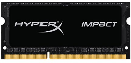 HyperX Impact HX318LS11IBK2/16 Memory 1866 MHz DDR3L CL11 SODIMM 1.35 V, 16 GB Kit (2x8 GB)