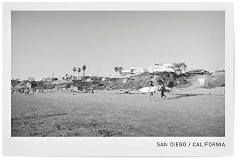 artboxONE Poster 30x20 cm Reise San Diego Beach II hochwertiger Design Kunstdruck - Bild Beach Amerika Beach