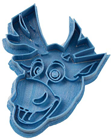 Cuticuter Frozen Sven Cortador de Galletas, Plástico, Azul