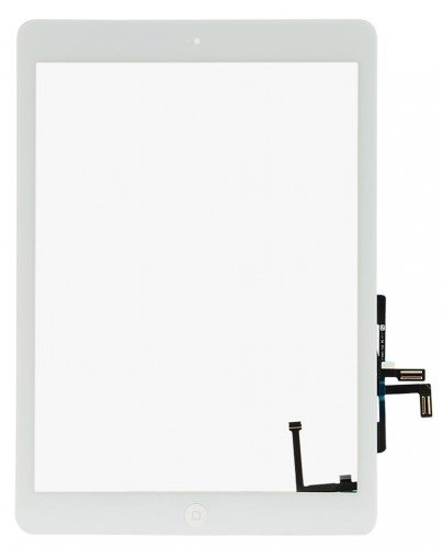 Smartex® Touch Screen Glas Digitizer WEIßE kompatibel mit iPad 5 (2017) - Home Button, Aufkleber und Werkzeugset inklusiv