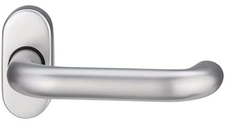 Dieckmann Profiltür-Drückerlochteil 1103/2033 VA EST ov.8mm fest-drehbar edi - 1103/2033/00