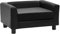 vidaXL Hundesofa Schwarz 60x43x30cm Plüsch Kunstleder Hundecouch Haustiersofa