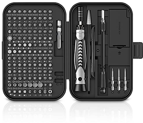Kuptone 130 in 1 Precision Screwdriver Set, Screwdriver Bit Sets Mini Screwdriver Set with Portable Case, DIY Repair Tools Kit for iPhone Laptop PC Watch Glasses and Other Electronics