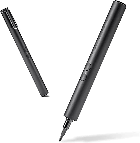 WOWSTICK Mini tournevis électrique 23 en 1 avec 20 embouts de précision magnétiques et lumière LED, tournevis automatique rechargeable pour montres, ordinateur, téléphone portable, drones, jouets