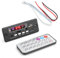 Decoder Board, Bluetooth 5.0 Audio MP3 Decoder Board Modul mit Fernbedienung Lautsprecher Zubehör für Auto mit LCD Display Fernbedienung oder Anderen Geräten