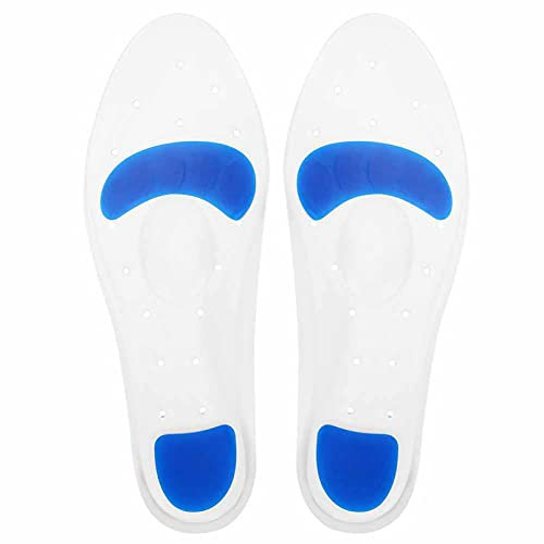 Solette per Arco Plantare in Silicone, Solette per Arco Plantare in Silicone per Donna Uomo Piedi Piatti Ortopedici per Piedi Sportivi, per Uomini e Donne(39-40 yards)