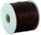 80 Yards 1.5mm Brown Rattail Satin Nylon Trim Silk Cord Beading String Chinese Knotting Cord Macrame Thread Cord for Necklace Bracelet Braided Jewelry Making