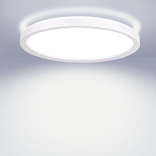 LED Deckenlampe LUCKY rund weiß 18W Tageslicht Lampe 230V Aufputzlampe Deckenleuchte Leuchte