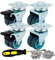 YUCONECT Ruedas para Muebles Pesados con 2 Freno de 50 mm hasta 400kg + Destornillador, Tornillos y Arandelas - Ruedas para Palets con Movilidad Suave y Seguro. ¡Incluye Kit Completo de Montaje!