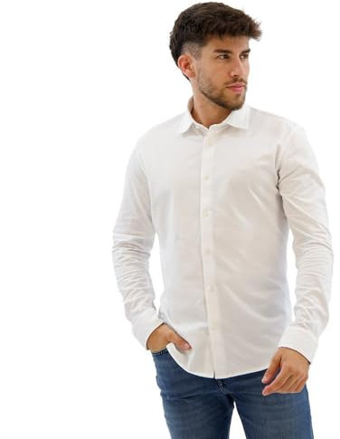 BOSS Hommes Mysoft 2 Chemise Slim en piqué de Coton chiné