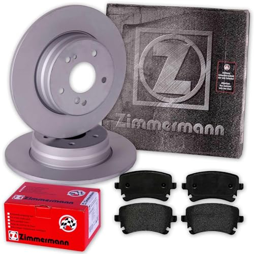 Zimmermann Bremsscheiben 288mm + Beläge hinten für A4 8E B6 B7 EXEO 3R