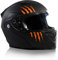 Finest Folia Kratzer Helm Aufkleber 2er Set 7,5x7,5cm Monster Sticker Kralle Deko für Motorrad Helm Auto Motorradhelm Kratzspuren selbstklebend wasserfest K173 (Orange)