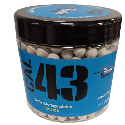 Round Rocket Bolas Calibre 43 RAM Bote 600 unidades para armas Umarex