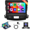 2G+64G Android Autoradio 2 Din für Mitsubishi Outlander 2/Peugeot 4007/Citroen C-Crosser 9 Zoll Autoradio mit Apple Carplay Android Auto Navi GPS WiFi Mirror Link Bluetooth FM/RDS/DAB Rückfahrkamera