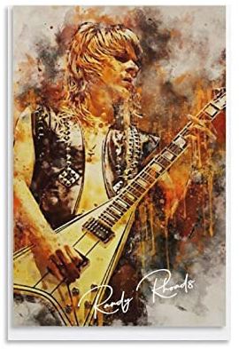 YIFANF Leinwand Druck Poster 50 * 70cm Senza Cornice Poster di Randy Rhoads