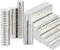 300 Stück Magnete Stark, 4 Verschiedene Größen, Neodym Magnete Extra Stark Silber, Kleine Magnete für Magnettafel, Magnete Klein Stark Mini Magnete für Whiteboard, Handwerk, Kühlschrankmagnete, Magnet