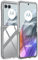 Custodia compatibile per Motorola Moto Razr 50 Cover Trasparente PC Protettiva in Silicone Case