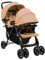 Willood Geschwisterwagen Tandem Kinderwagen Zwillingskinderwagen Taupe Stahl