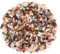 400g Kristalle Chakra Chips Set, 5~15mm Trommelsteine, Mini Edelsteine Kann für Vasen, Dekorative Ornamente Verwendet Werden