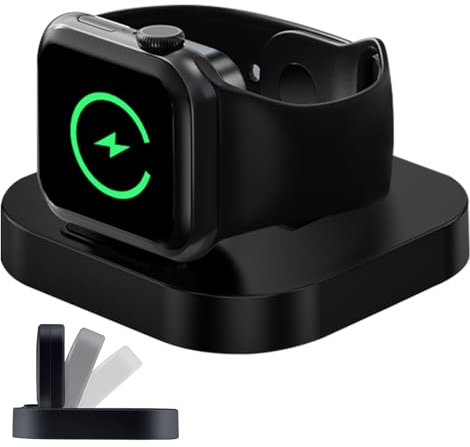 Flintronic Cargador para Apple Watch, Cargador iWatch Apple, Smartwatch Cargador Inalambrico Magnética, Plegable Soporte de Cargador Portátil para Apple Watch Series 10/9/8/Ultra/7/SE/6/5/4/3/2/1