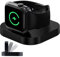 Flintronic Charger Cable with Dock for Apple Watch, Foldable Wireless Charger, Portable Charger Stand with USB Cable, Magnetic Charging Holder for Apple Watch Series 10/9/8/Ultra/7/SE/6/5/4/3/2/1