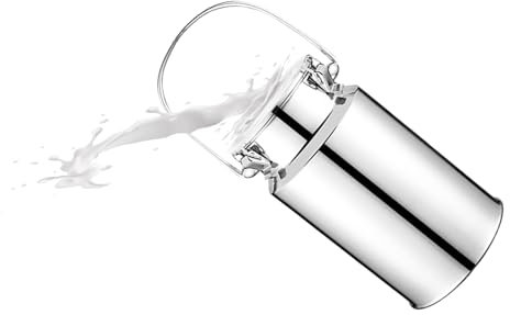 Bidon à lait en acier inoxydable de 3 L très résistant pour le stockage et le transport de liquides