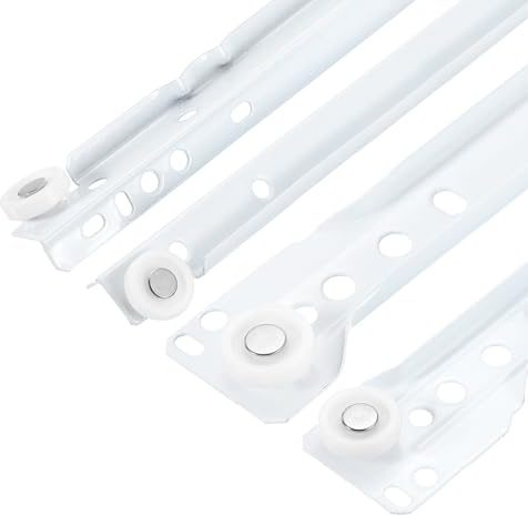 sourcing map 1 Pair Drawer Slides, 18 Inch Soft Close Drawer Slide Heavy Duty Side Bottom Mount Drawer Glides Replacement for Cabinet Dresser Drawers