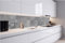 Dimex Küchenrückwand Folie Selbstklebend Beton 420 x 60 cm | Klebefolie - Dekofolie - Spritzschutz für Küche | Made in EU