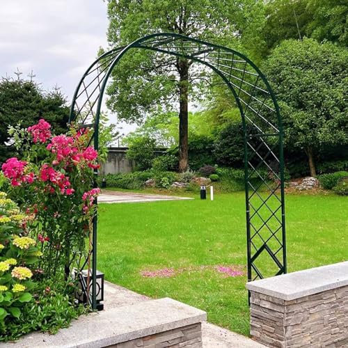 GVBJIUAXJM Arco per Viti rampicanti Pergolato da Giardino Pergolati in Metallo Larghezza 140/180/220/260/300cm Archi a Traliccio Resistenti per Piante rampicanti per Prato, Feste, Decorazione