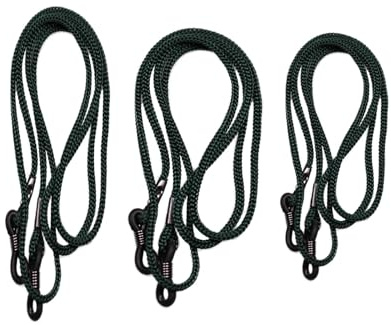 optiker-dietrich.de Dunkelgrüne Brillenkordel - 3er Pack