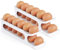 Sotfamily Eierhalter Kühlschrank Organizer, Automatisches Rollen Platzsparend Eier Aufbewahrung, Eierhalter für Kühlschrank, Küche - 2 Stück, Egg Holder