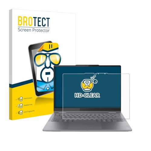BROTECT Schutzfolie für Lenovo Yoga 7i 2-in-1 Gen 10 14 Displayschutz Folie Ultra-Klar