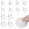 AzureRay Set di 12 Ganci per Quadri - Ganci Adesivi per Quadri Senza Chiodi, Appendiquadri Senza Foratura, Chiodi Adesivi per Quadri Muro, Forte Adesione Senza Residui, Texture a Lino, Gancio Decorati