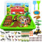 Kinetic Sand Set für Jungen Mädchen: Kinetischer Sand Aktivitäten für Kleinkinder - Magic Sand Sensorisch Sandspielzeug Spielsand für Jungen Mädchen Alter 3 4 5 6 7+ Jahre Alt (Farm)
