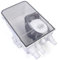 Pompe de douche 12 V 600 GPH 2271L/h Pompe automatique avec interrupteur à flotteur, pompe compacte 33,4 cm pour bateaux et camping-cars