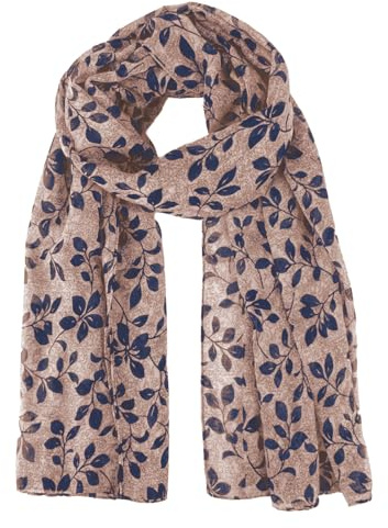 AWAVM Scarf for Women Ladies Lightweight Scarves Thin Long Print Scarf Gifts for Women