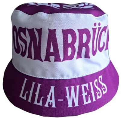 Generisch Fischerhut OSNABRÜCK (Top Qualität), Aufstieg 2026, Sonnenhut, Fußball, Schwarz-Rot-Gelb, Einheitsgröße, 100% Polyester
