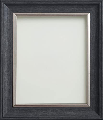 Frame Company Drummond Range Charcoal Grey 6x4 inch Picture Photo Frame * Choice of Sizes* Fitted with Real Glass