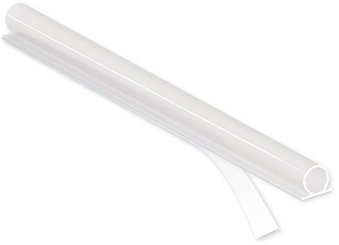 Brinox B82550H - Burlete silicona puertas y ventanas, color transparente