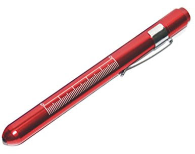 Medizinische Pen Light Penlight mit Pupillenmesser für Ärzte Pack von 2