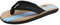 EVA Wood Look Summer Flip Flops (Adult UK 5, Blue)