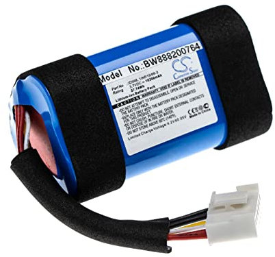 vhbw Akku Ersatz für JBL 1INR19/66-3, ID998, IY1068, IAA011NA, SUN-INTE-118 für Lautsprecher Boxen Speaker (10200 mAh, 3,7 V, Li-Ion)