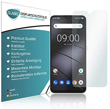 Slabo 4 x Displayschutzfolie für Gigaset GS4 Displayfolie Schutzfolie Folie Zubehör Crystal Clear KLAR