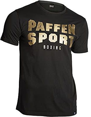 PAFFEN SPORT «Glory» T-Shirt; schwarz/Gold; Größe: L