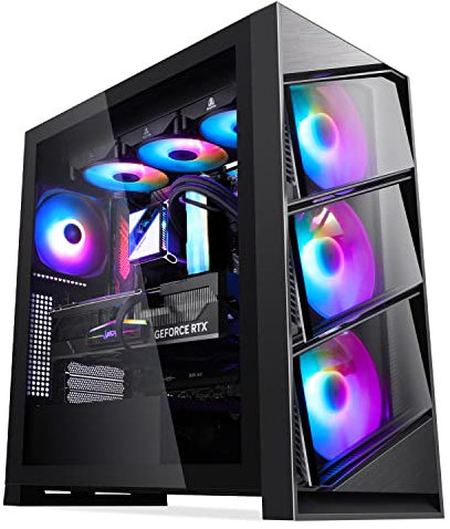 Segotep T3 Boîtier PC de jeu ATX pour tour intermédiaire - Prend en charge les radiateurs supérieurs et latéraux de 360 mm - Panneau avant à ouverture et fermeture clipsables - Prêt de type C -