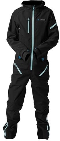 dirtlej dirtsuit core edition blacklabel Matschoverall für Mountainbiker Herren, zip-off-Hose Größe (XL)