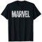 Marvel Logo Comics Gray Pencil Sketch Super Heroes Avengers T-Shirt